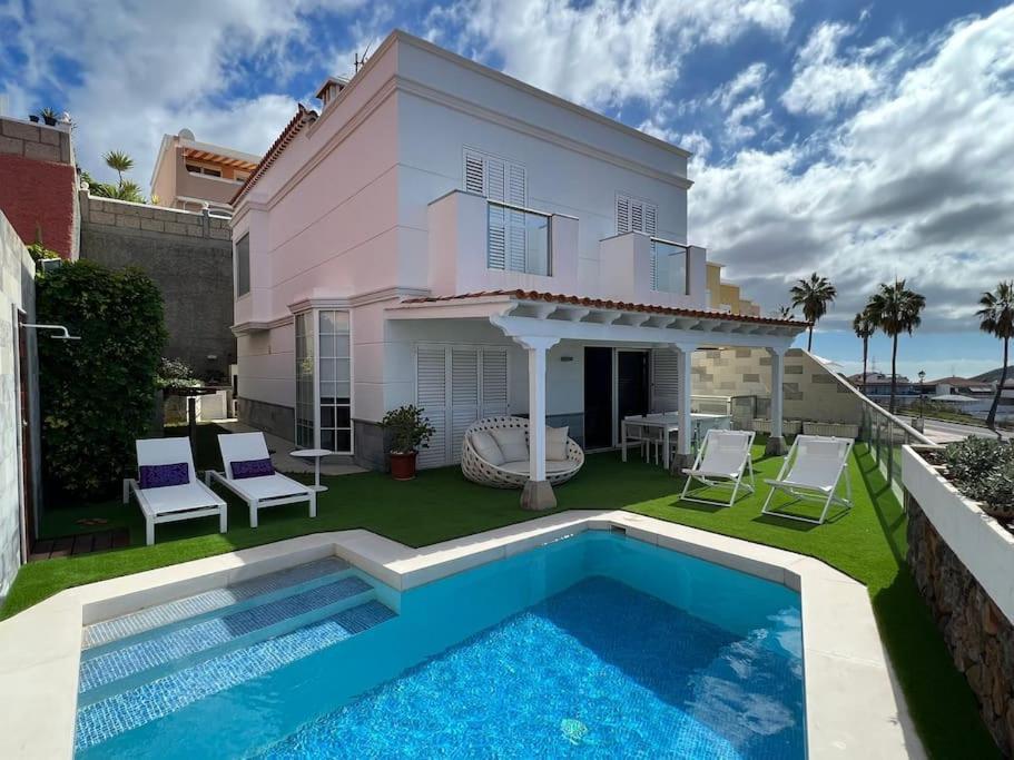 Villa Privada Con Piscina Tenerife Sur Aljaba 5 Chayofa Esterno foto