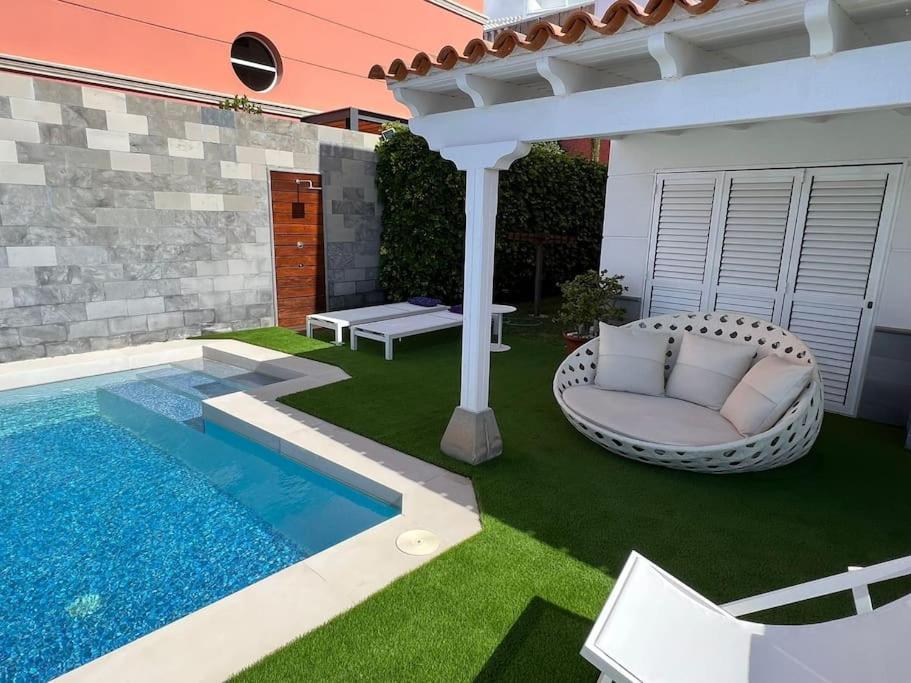 Villa Privada Con Piscina Tenerife Sur Aljaba 5 Chayofa Esterno foto