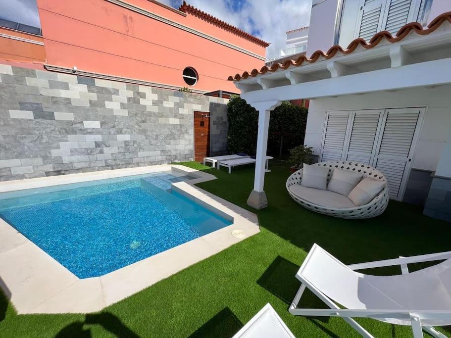 Villa Privada Con Piscina Tenerife Sur Aljaba 5 Chayofa Esterno foto